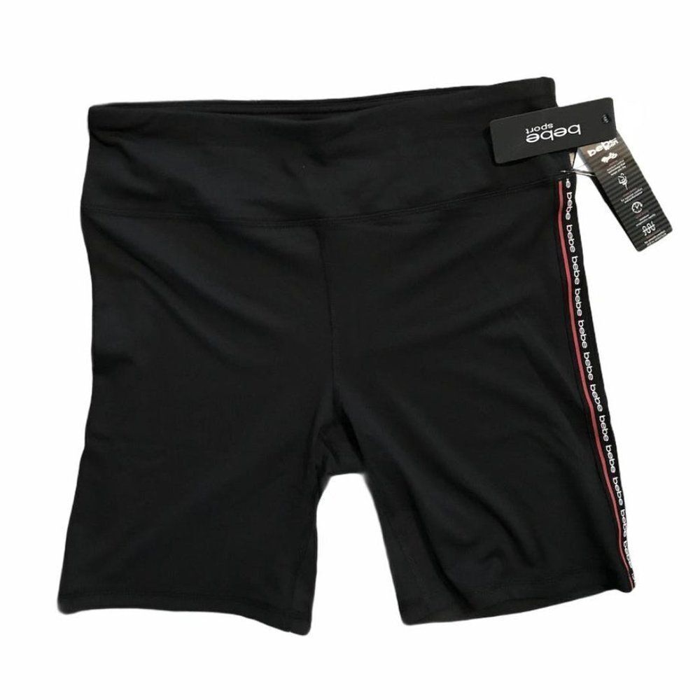 Bebe Sport Biker Leggings Shorts NWT